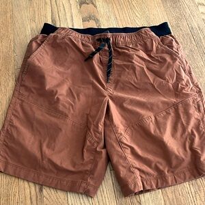 Eddie Bauer Shorts Travex Men's L Ultimate Adventure Flex Pull On Rust